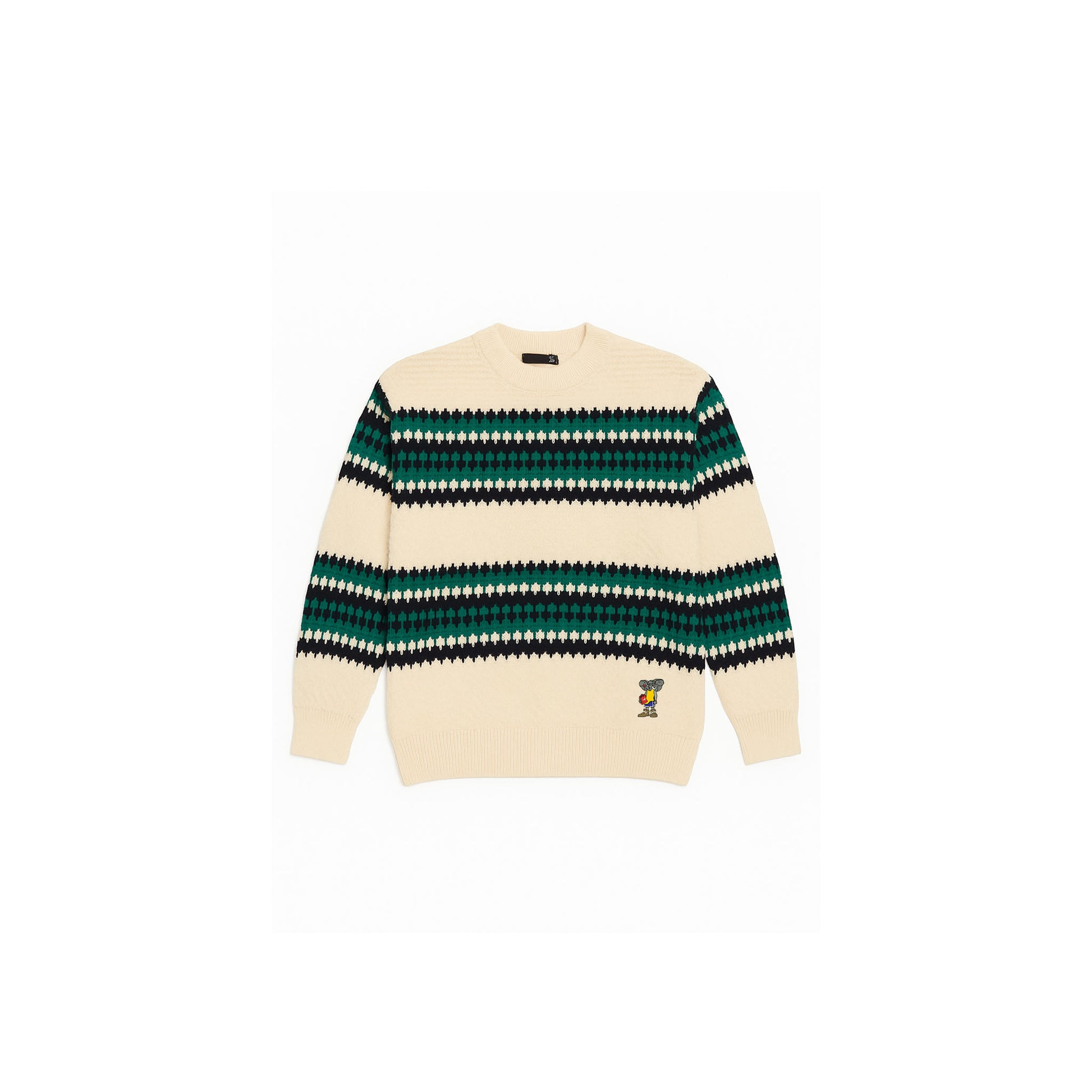 Cowichan White Knitted Jersey